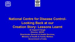 National Centre for Disease Control-
