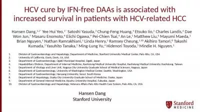 HCV cure by IFN-free DAAs is associated with increased survival in patients with HCV-related HCC