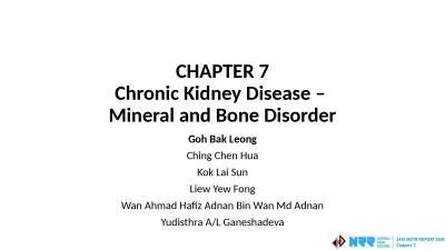CHAPTER 7 Chronic Kidney Disease –