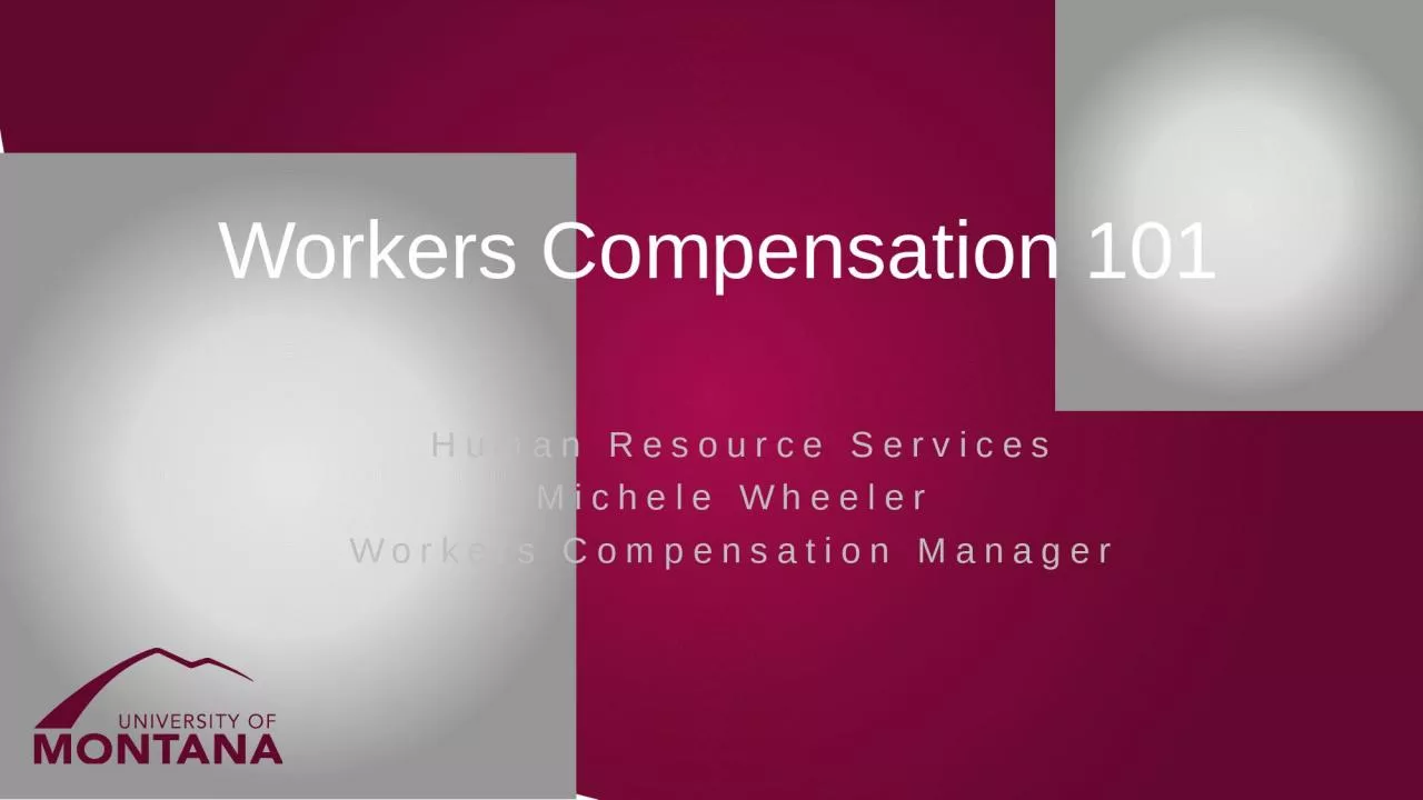 Workers Compensation 101