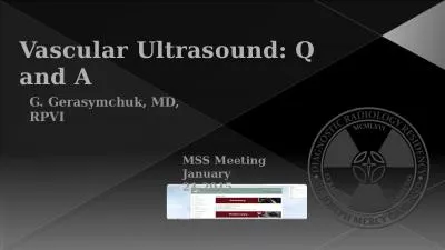 Vascular Ultrasound: Q and A