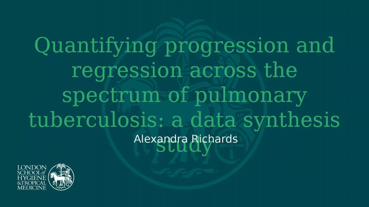 Quantifying progression and regression across the spectrum of pulmonary tuberculosis: