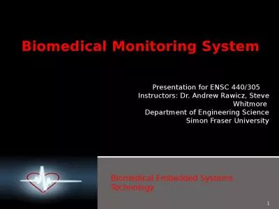 1 Biomedical Monitoring System