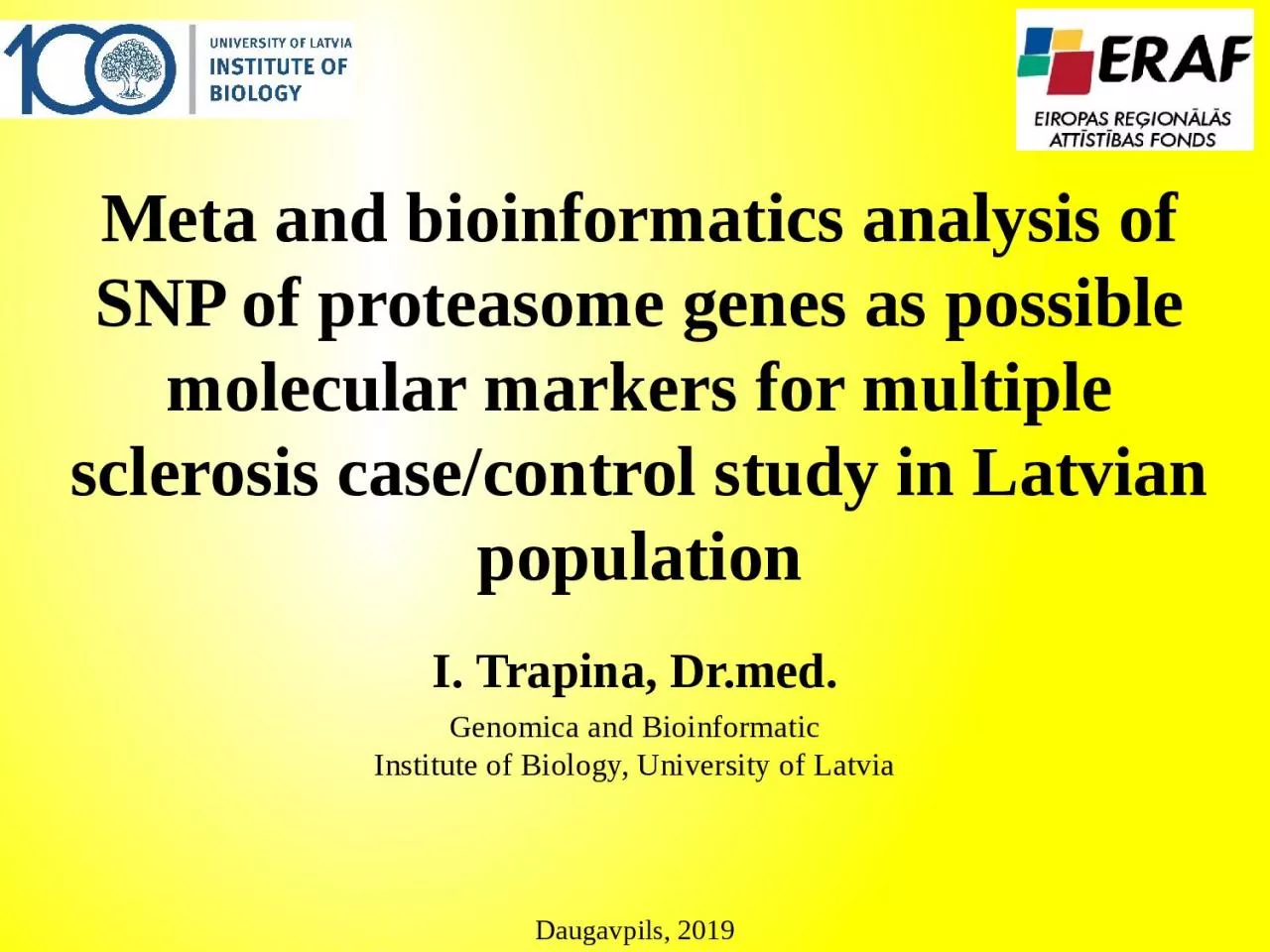 Meta and bioinformatics analysis of SNP of proteasome genes as possible molecular markers