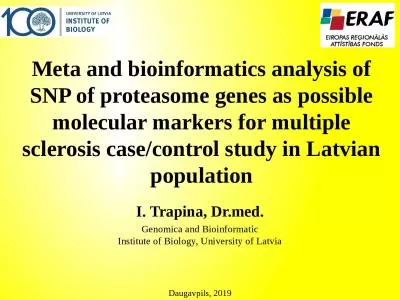 Meta and bioinformatics analysis of SNP of proteasome genes as possible molecular markers for multi