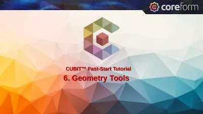 CUBIT™ Fast-Start Tutorial