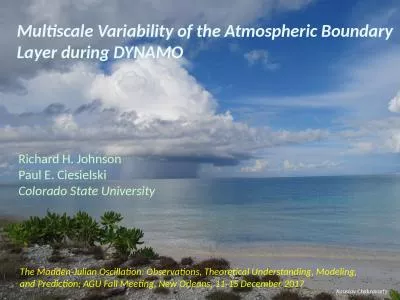 Multiscale Variability of the Atmospheric Boundary Layer during DYNAMO