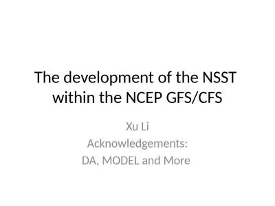 The development of the NSST