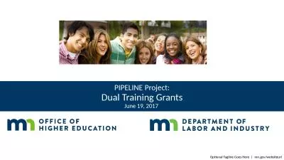 PIPELINE Project: Dual Training Grants