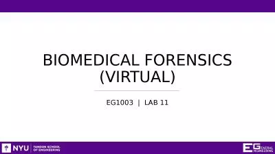 BIOMEDICAL FORENSICS (VIRTUAL)