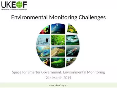 Environmental Monitoring Challenges