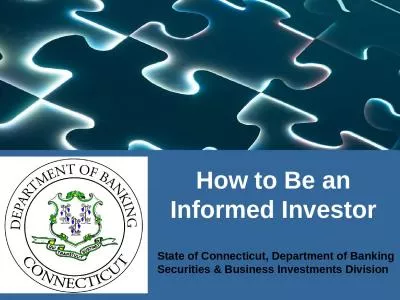 How to Be an Informed Investor
