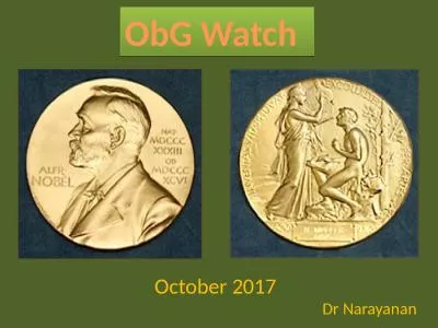 ObG  Watch October 2017 Dr Narayanan
