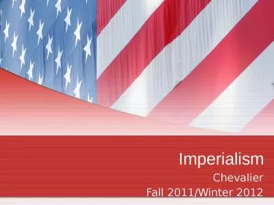 Imperialism Chevalier Fall 2011/Winter 2012