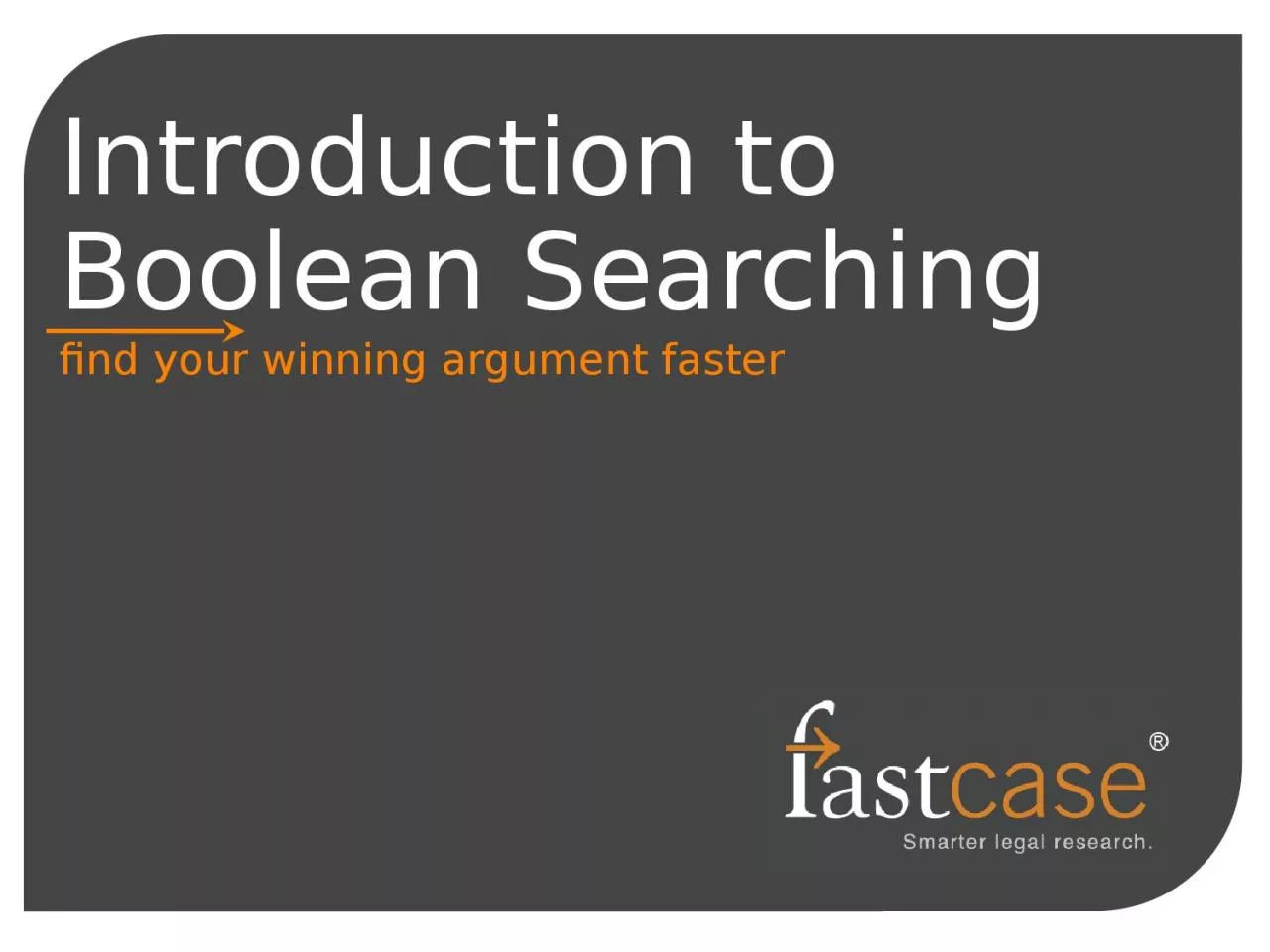 Introduction to Boolean Searching