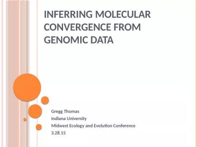Inferring  molecular  convergence