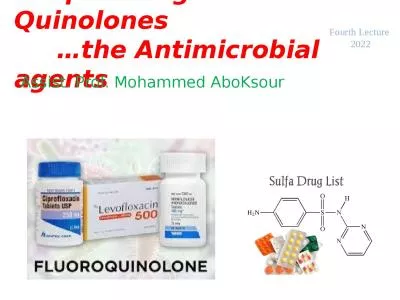 Sulpha  drug & Quinolones