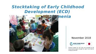 November 2018 Stocktaking of Early Childhood Development (ECD)