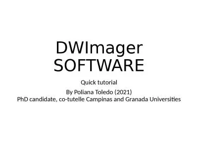 DWImager  SOFTWARE Quick