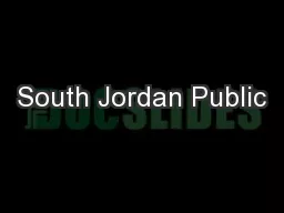South Jordan Public