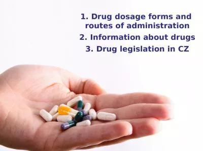 1.  Drug   dosage   forms