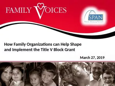 March 27, 2019       How Family Organizations can Help Shape