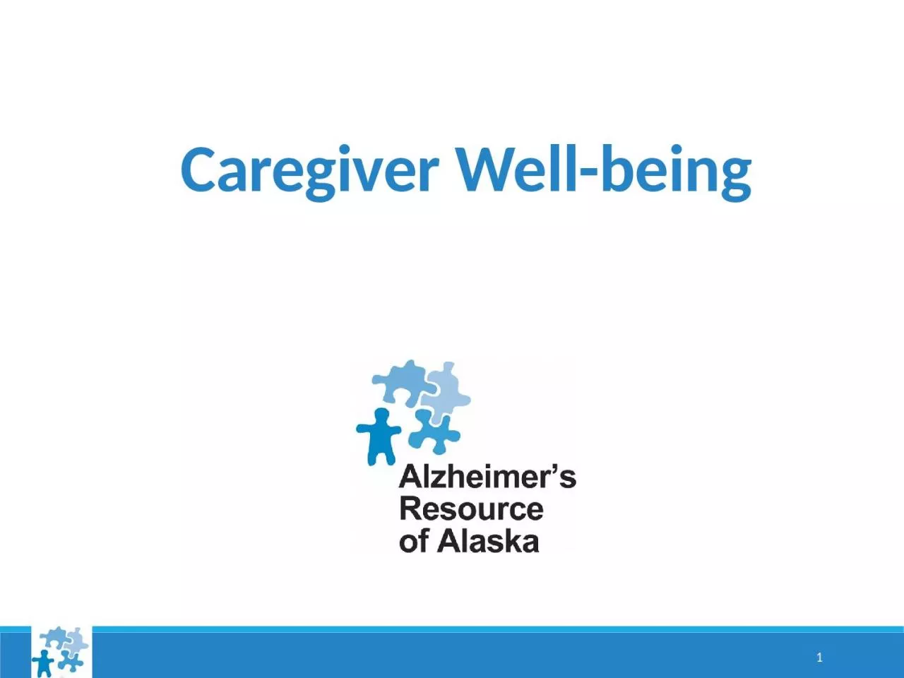 Caregiver Well-being 1 2