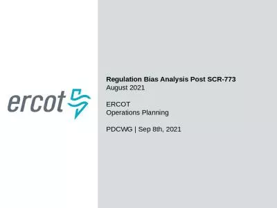 Regulation Bias Analysis Post SCR-773