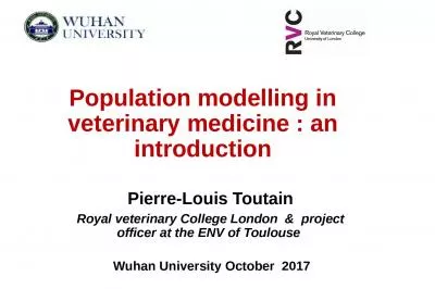 Population  modelling in veterinary medicine :