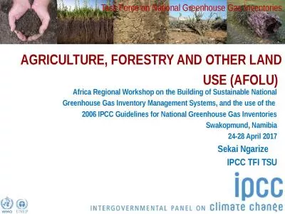 AGRICULTURE, FORESTRY AND OTHER LAND USE (AFOLU)