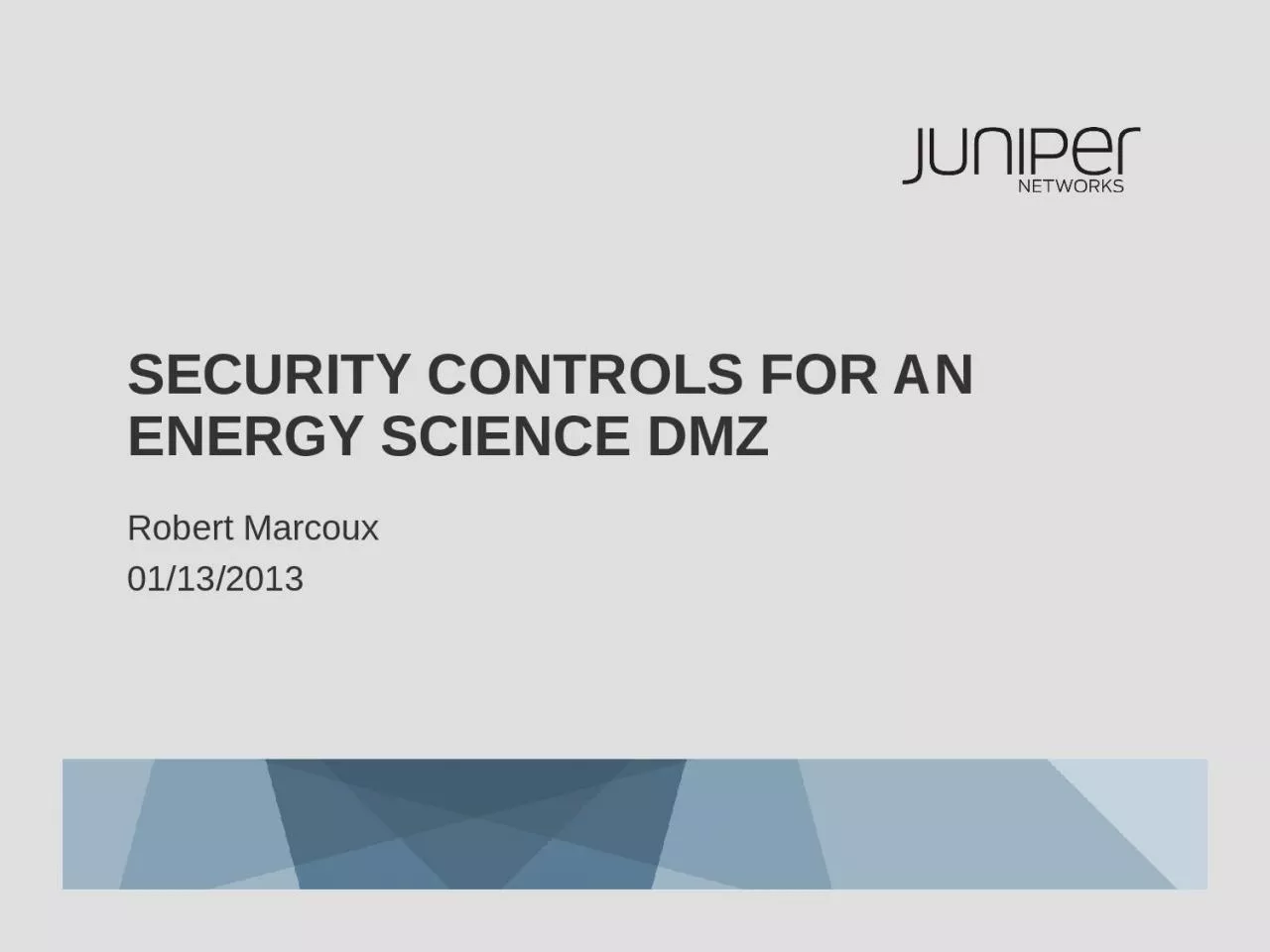 Security Controls For an Energy Science DMZ