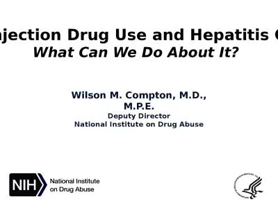 Injection Drug Use and Hepatitis C
