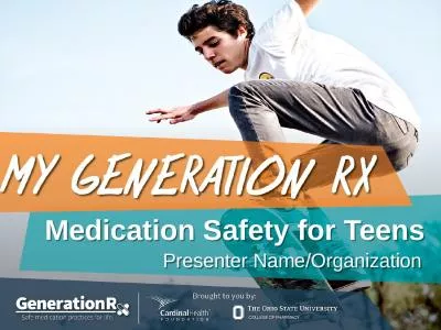 Medication Safety for Teens