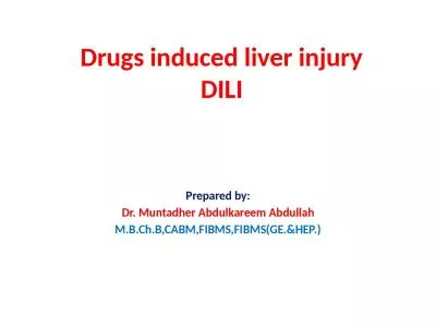 Drugs  induced liver injury