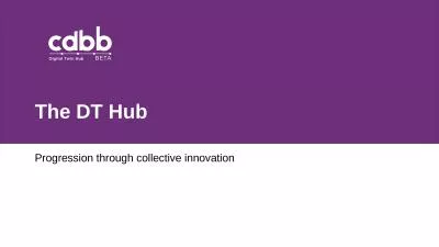 The DT Hub Progression through collective innovation