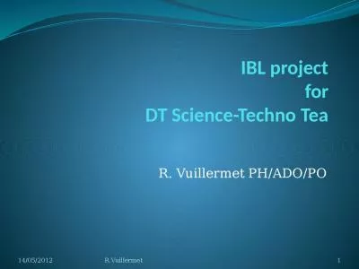 IBL project for DT Science-Techno Tea