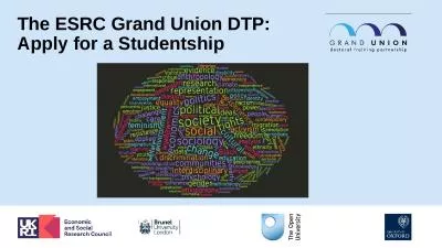 The ESRC Grand Union DTP: