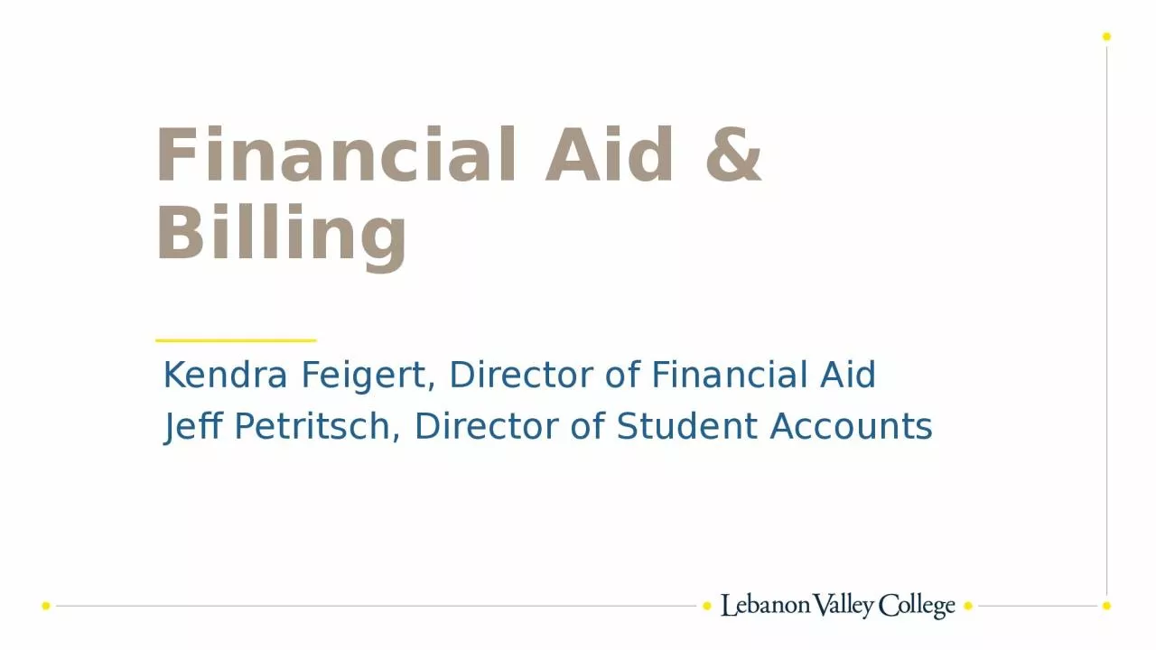 Financial Aid & Billing