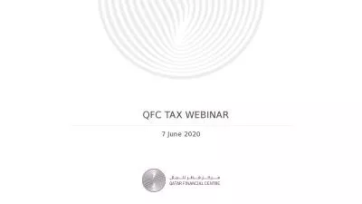 7 June 2020 QFC Tax webinar