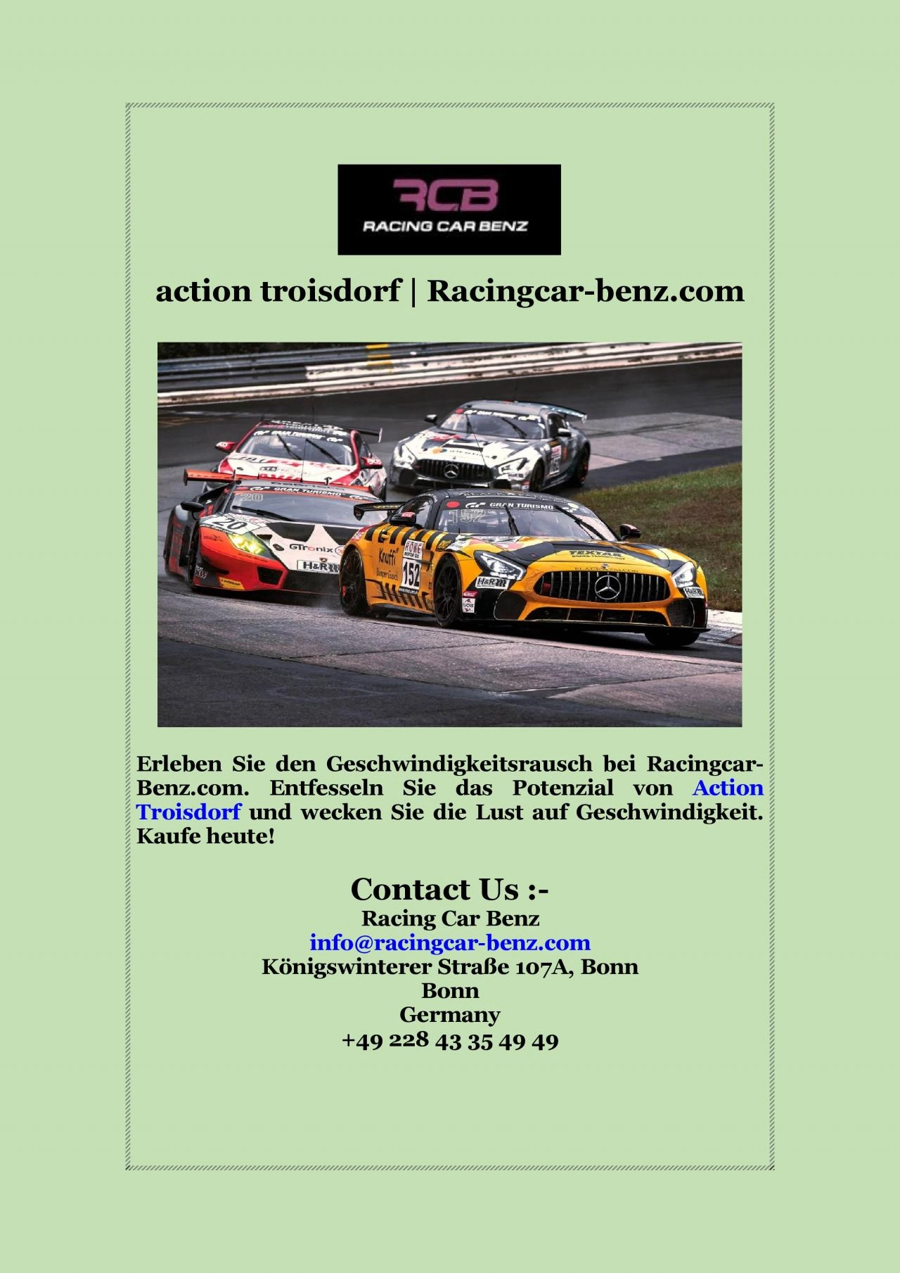 PDF-action troisdorf | Racingcar-benz.com