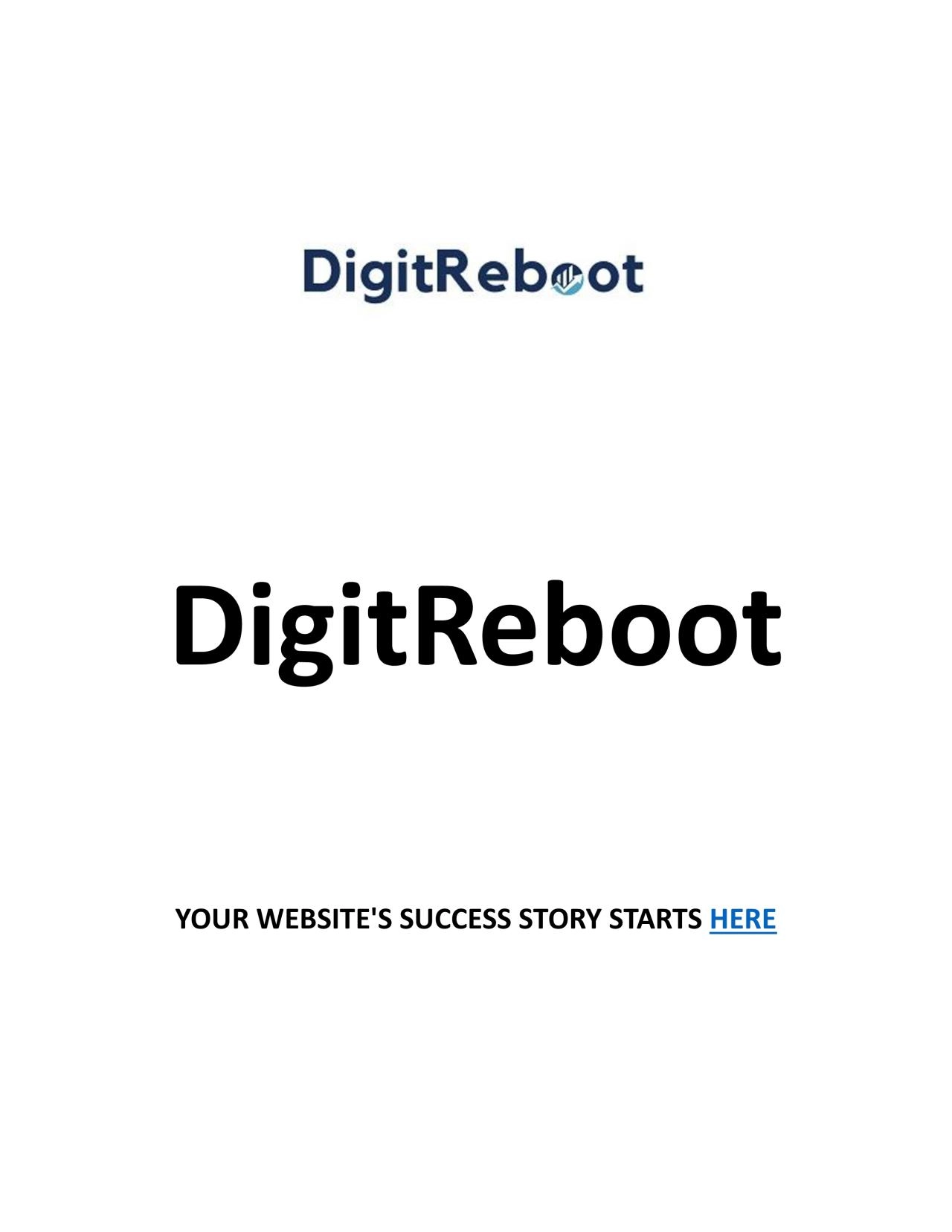 PDF-Increase website traffic | DigitReboot