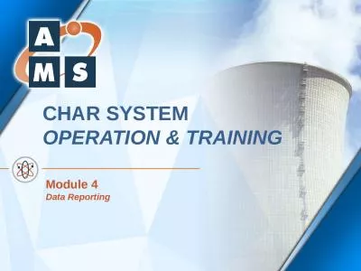 Module 4 Data Reporting CHAR SYSTEM