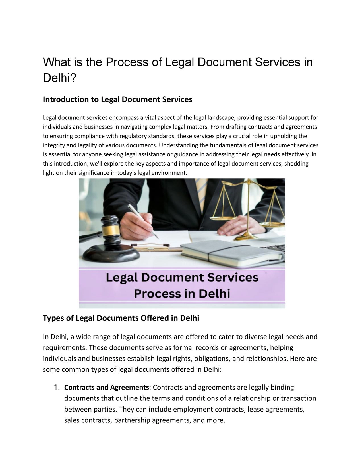 PDF-What is the Process of Legal Document Services in Delhi?