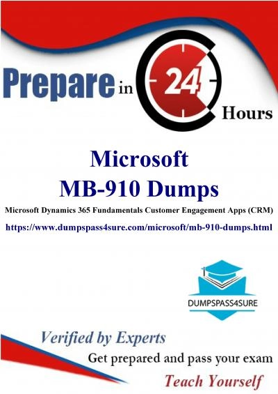 What are the latest updates in the MB-910 Exam Questions? Unlock 20% Off at DumpsPass4Sure!