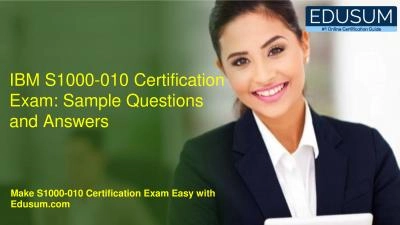 IBM S1000-010 Certification Exam: Sample Questions and Answers