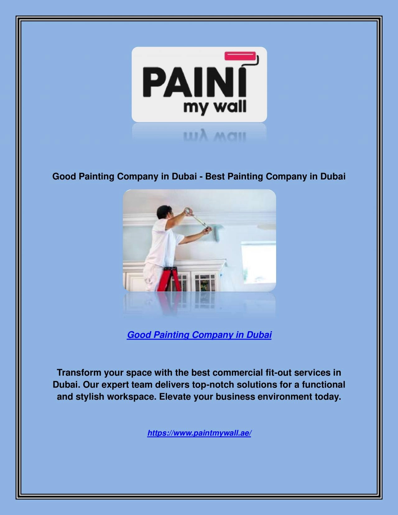 PDF-Good Painting Company in Dubai - Best Painting Company in Dubai