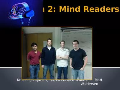 Team 2: Mind  Readers Krishna
