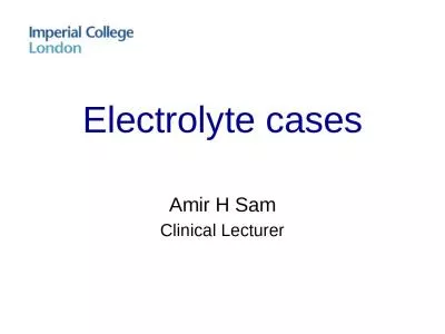 Electrolyte cases Amir  H