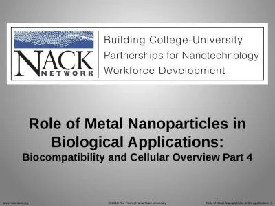 Role of Metal Nanoparticles in Biological Applications: