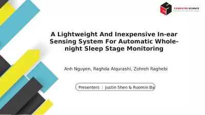 A Lightweight And Inexpensive In-ear Sensing System For Automatic Whole-night Sleep Stage Monitorin